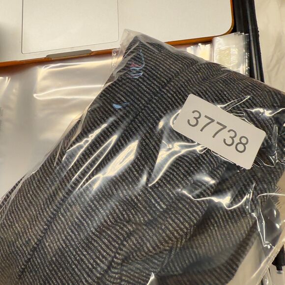 Old Navy Activewear Track Jacket Women XS Gray Striped Full Zip Long Sleeve - Picture 7 of 7